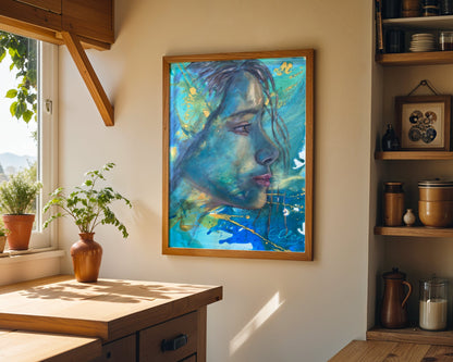 Amalia – The Star Seed - Cosmic Spirit Fine Art Print