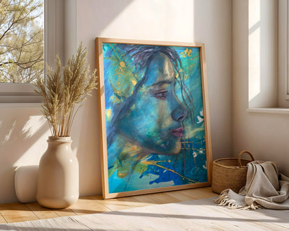 Amalia – The Star Seed - Cosmic Spirit Fine Art Print