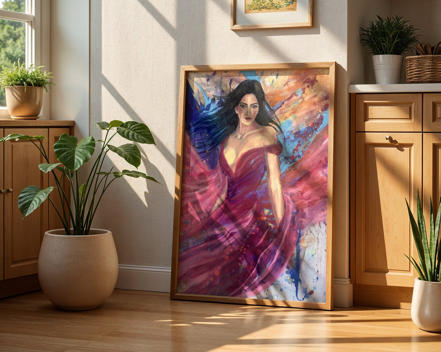 Lady in Red - Feminine Strength Art - Fine Art Print