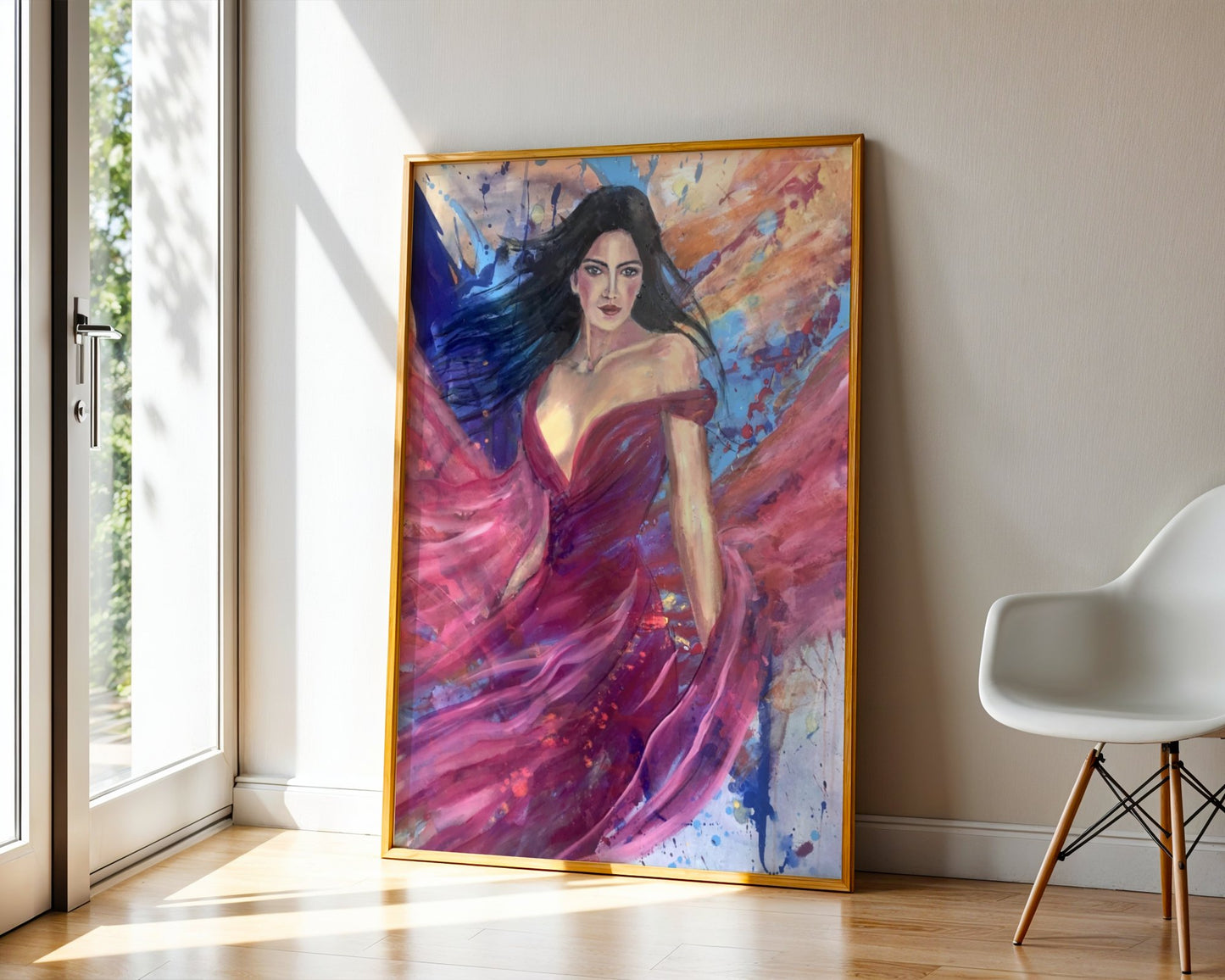 Lady in Red - Feminine Strength Art - Fine Art Print