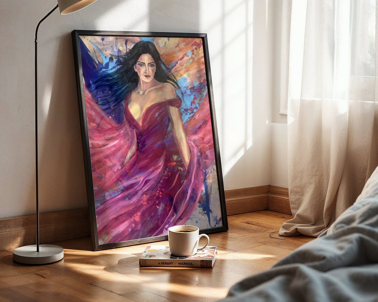 Lady in Red - Feminine Strength Art - Fine Art Print