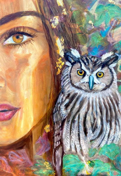 Guardian of the Inner Vision – Original Mixed Media Painting