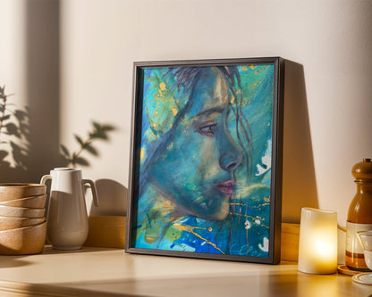 Amalia – The Star Seed - Original Mixed Media Painting