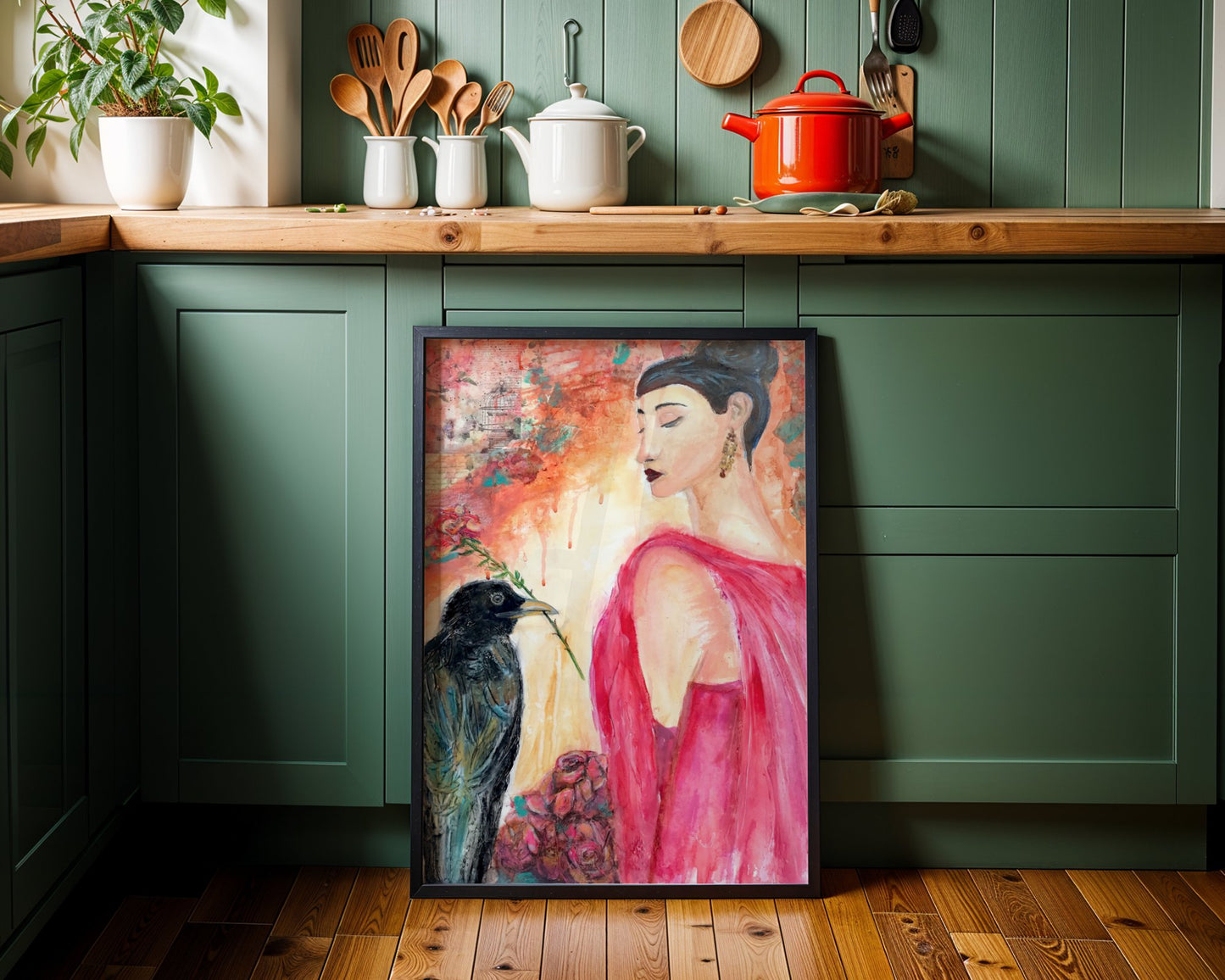 Unnoticed Love - Raven & Rose Art - Fine Art Print