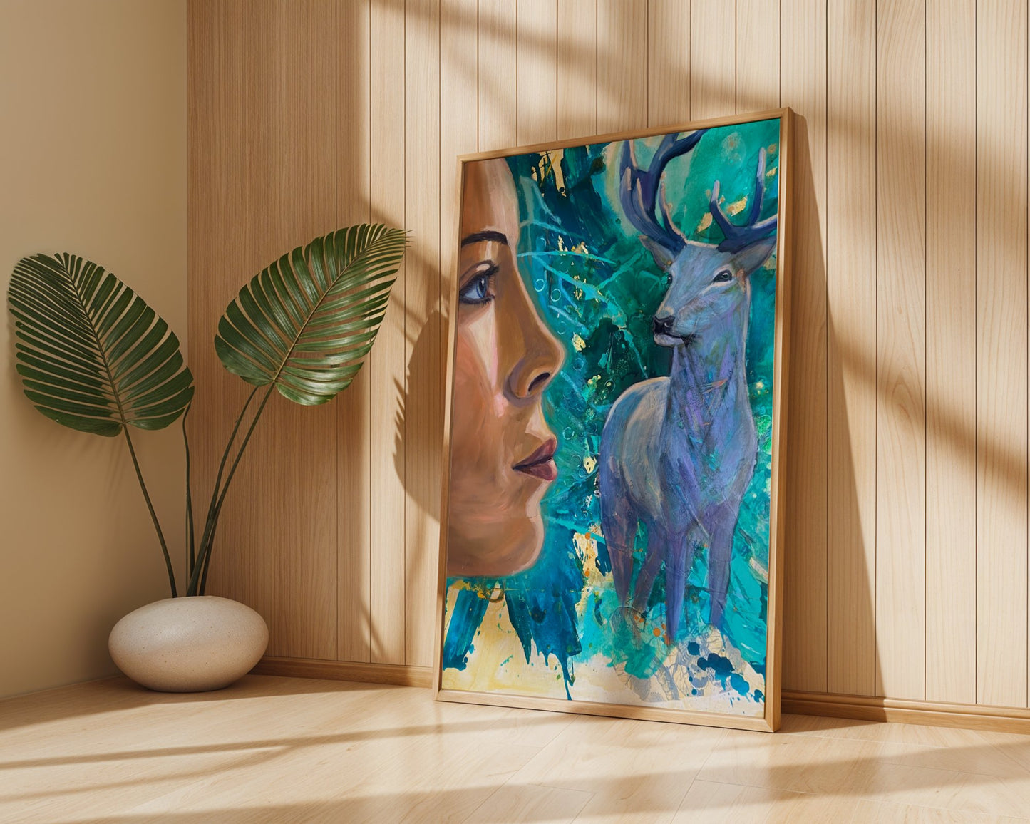 Guardian of the Earth - Deer Spirit Art - Fine Art Print